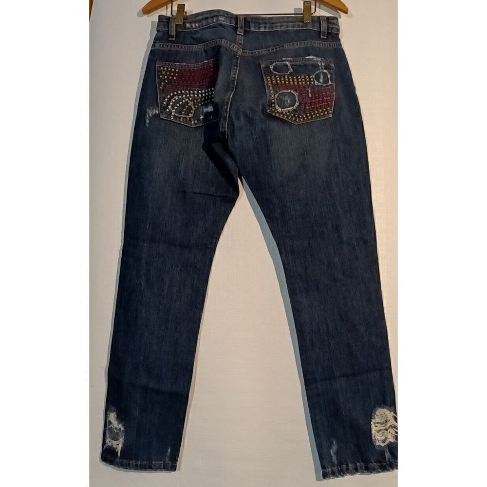 Artisan de Luxe Size 25 Destroyed Jeans Premium 29.5 x 30 - Picture 3 of 15